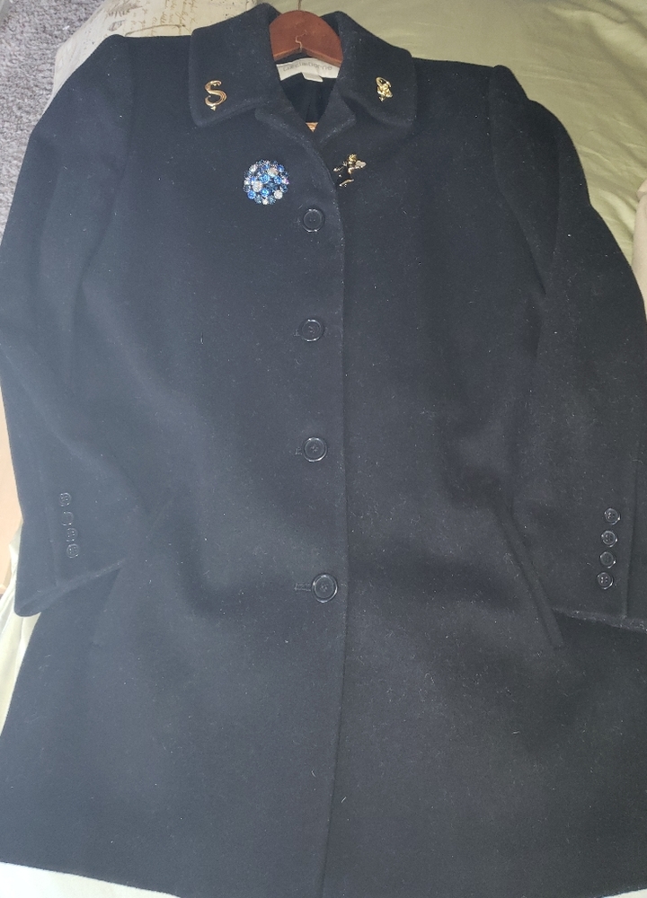 LizC., Sz10, peacoat, black, blazer
